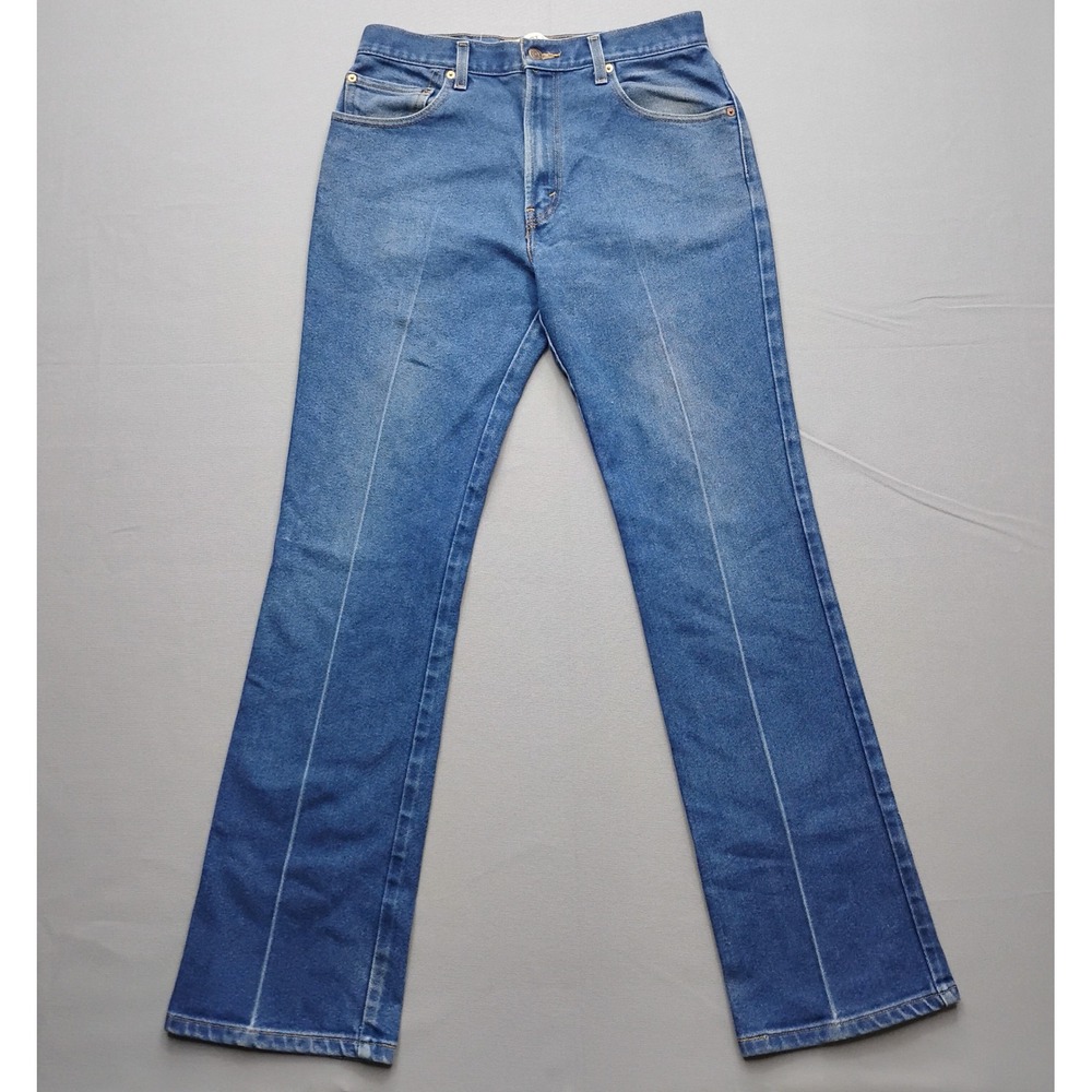 Levis 517 Boot Cut Jeans Mens 34x34 Blue Denim Y2K Fits 31x33 Vintage